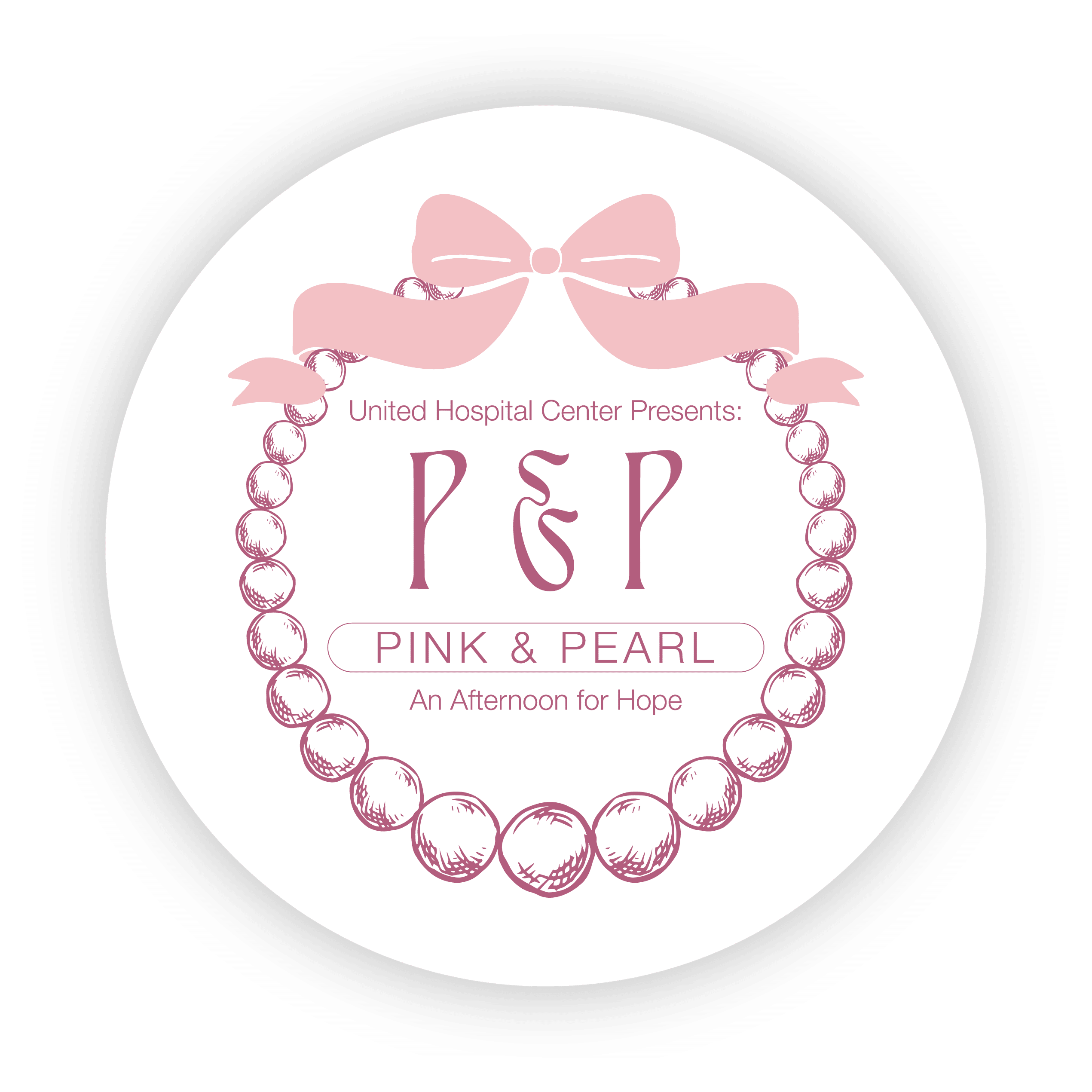 UHC Pink and Pearl Badge Logo UHC Pink and Pearl Badge Logo