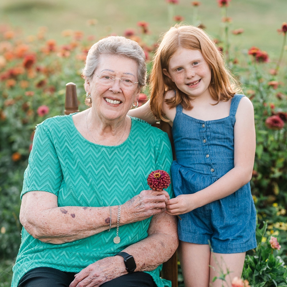 Veronica-Baker-and-granddaughter Veronica Baker and granddaughter